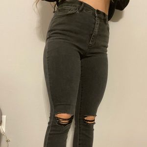 Black high wasted PacSun jeans size 26.